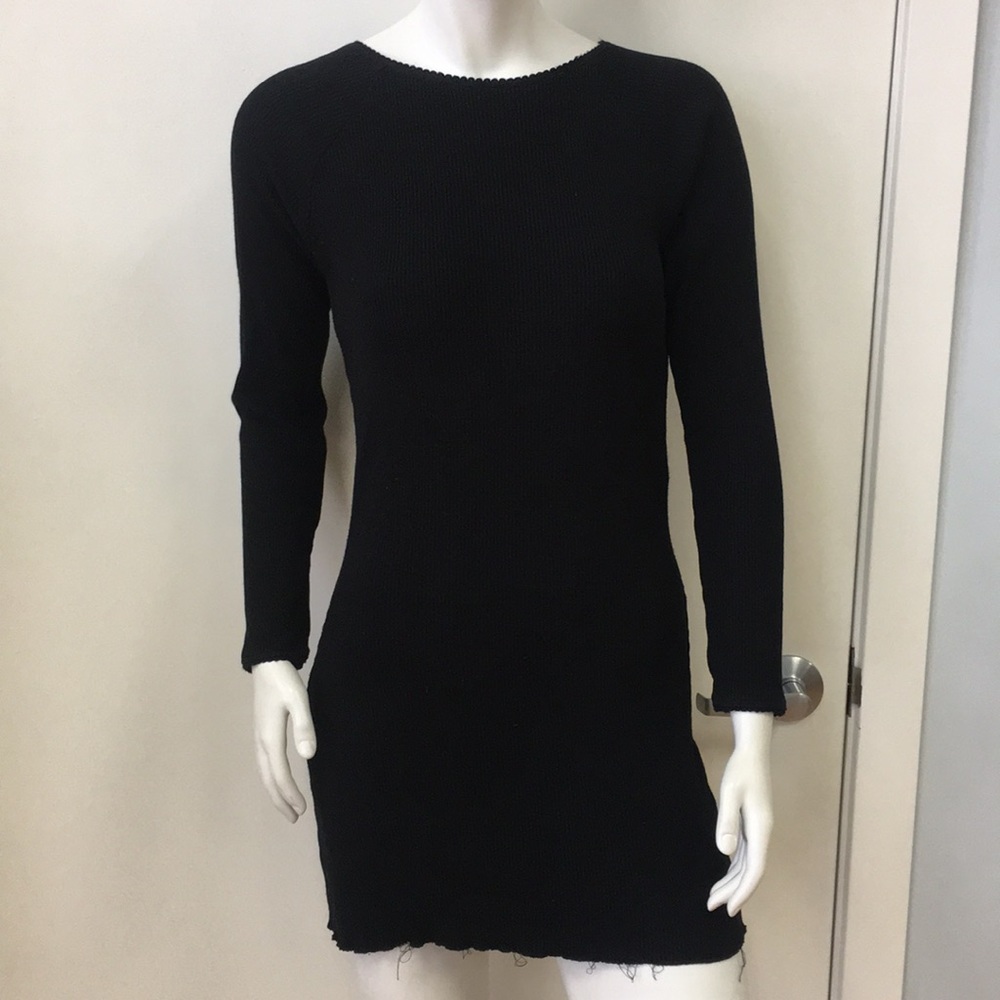 Black mini dress
